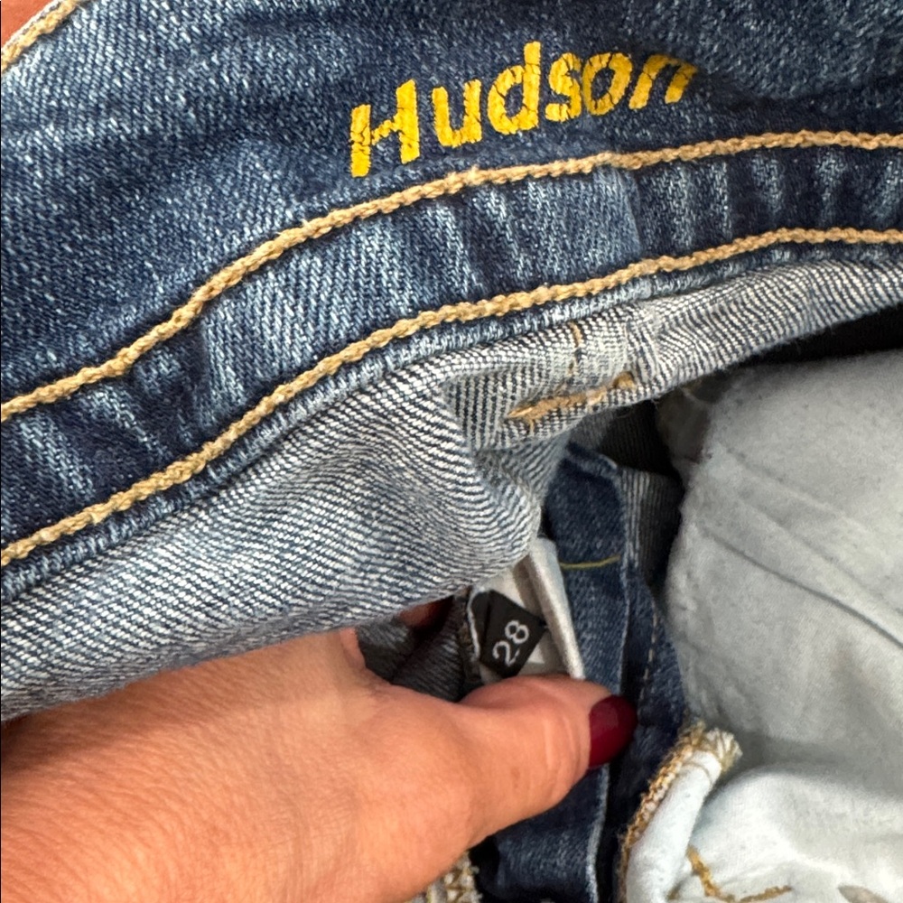 Hudson Iconic Vintage Flap Pocket Bootcut/Flare Jeans Sz 28 - Picture 7 of 7